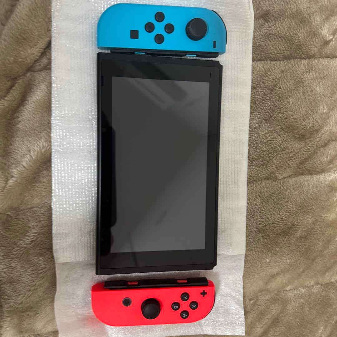 Nintendo Switch 本体 青赤ジョイコン256GBmicroSD付き