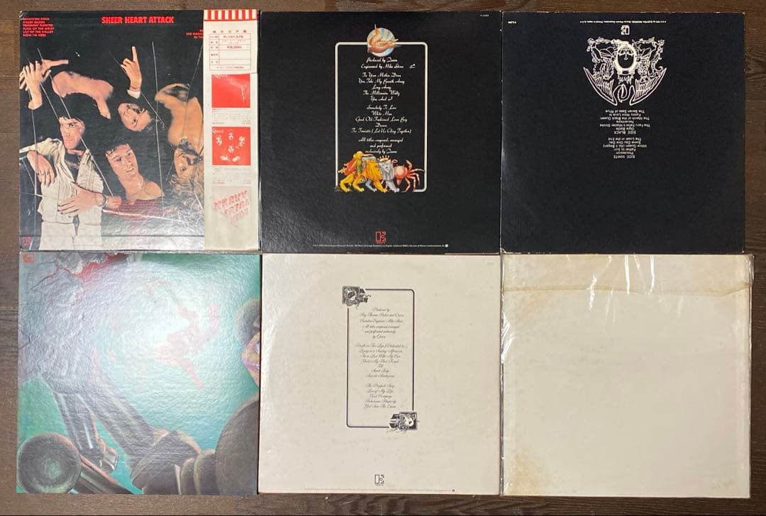 QUEEN クィーン　LPレコード　アルバム6枚セット　lp