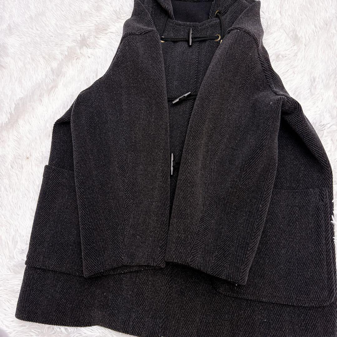 希少✨️GLOVERALL ダッフルコート 紺色 英国製 ヘリンボーン 大きい
