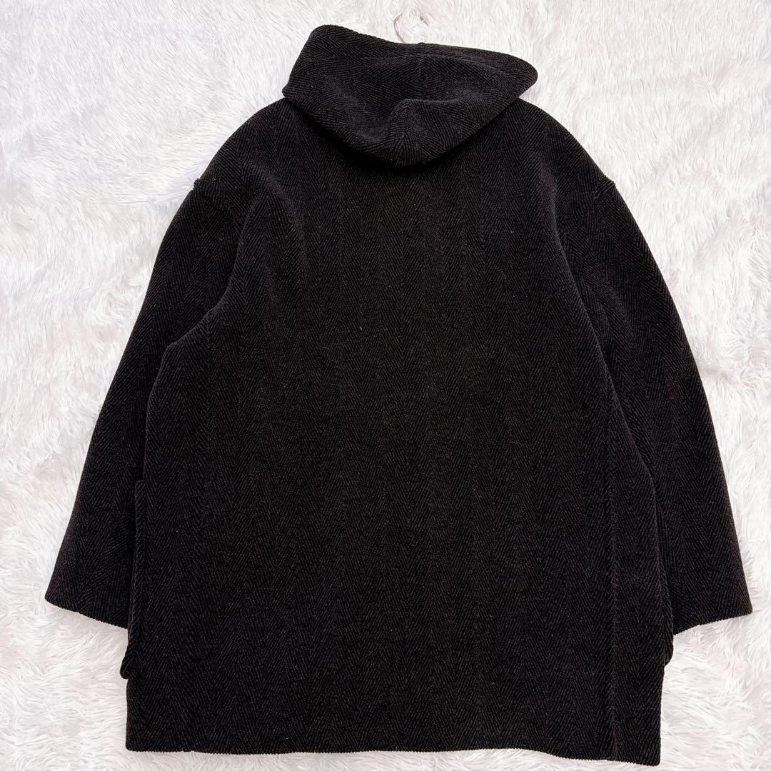 希少✨️GLOVERALL ダッフルコート 紺色 英国製 ヘリンボーン 大きい