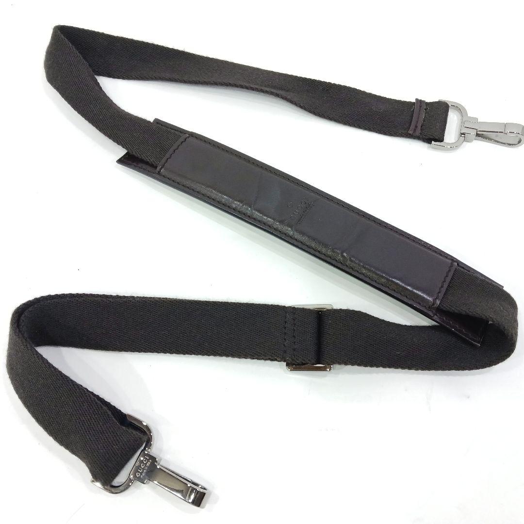 【美品】グッチ ボストンバッグ 2way レザー×PVC 大容量 肩掛 GG柄