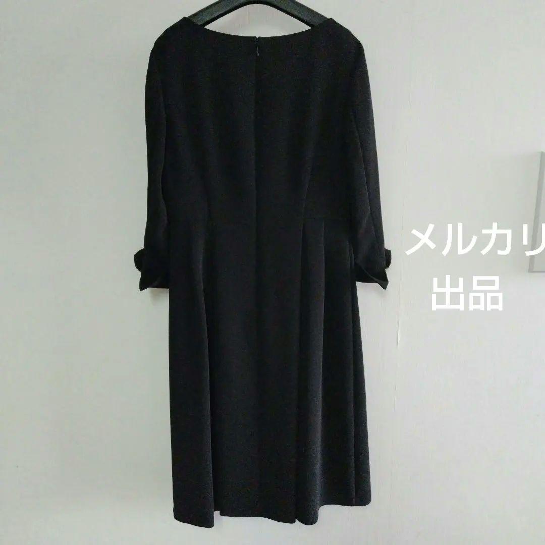 ほぼ新品✨【洗える】UNTITLEDサイドタックワンピース　日本製　セレモニー