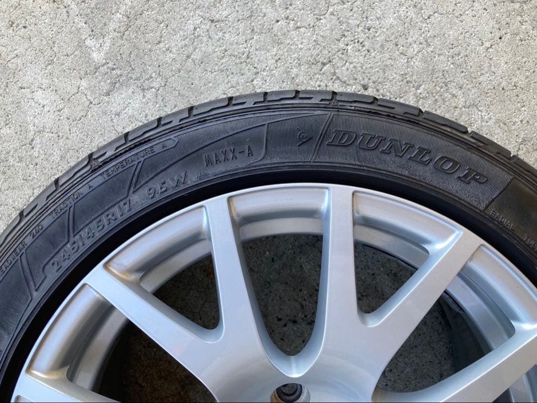 アウディTT8J純正17インチアルミホイール中古4本セット