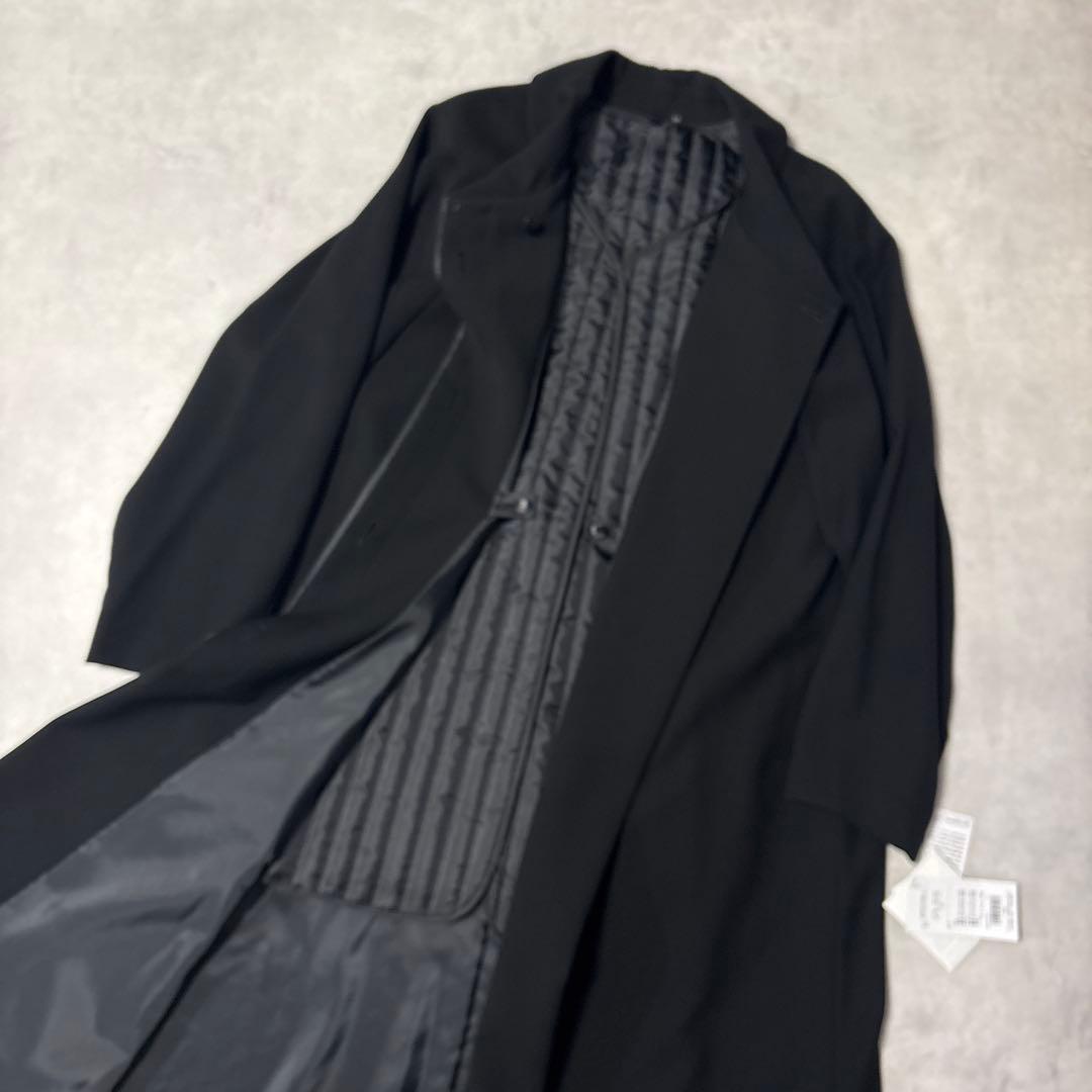 【新品】ソリテール ブラックフォーマル ロングコート LL