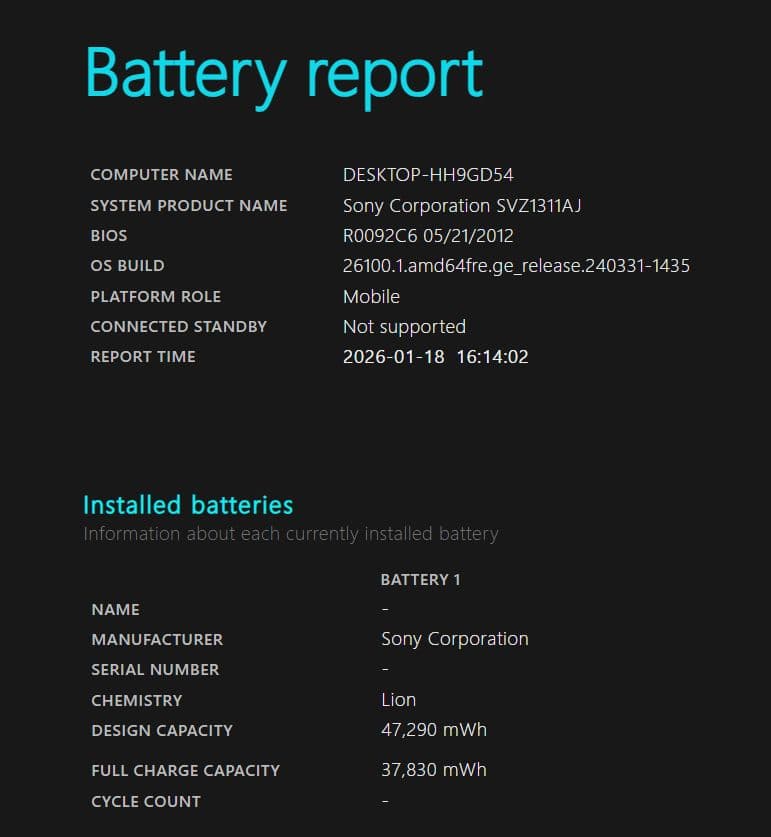 【訳あり】SONY VAIO Z i7 8G SSD256G FHD Win11