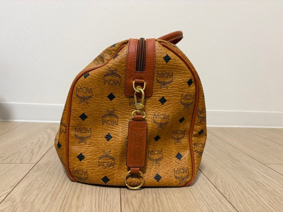 MCM レザーボストンバッグ