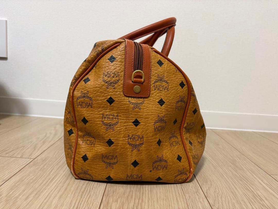 MCM レザーボストンバッグ