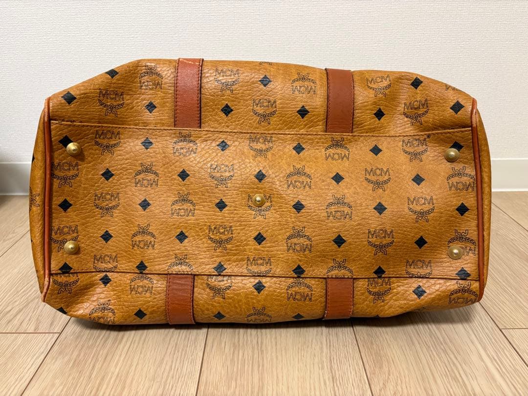 MCM レザーボストンバッグ