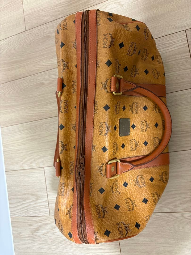MCM レザーボストンバッグ