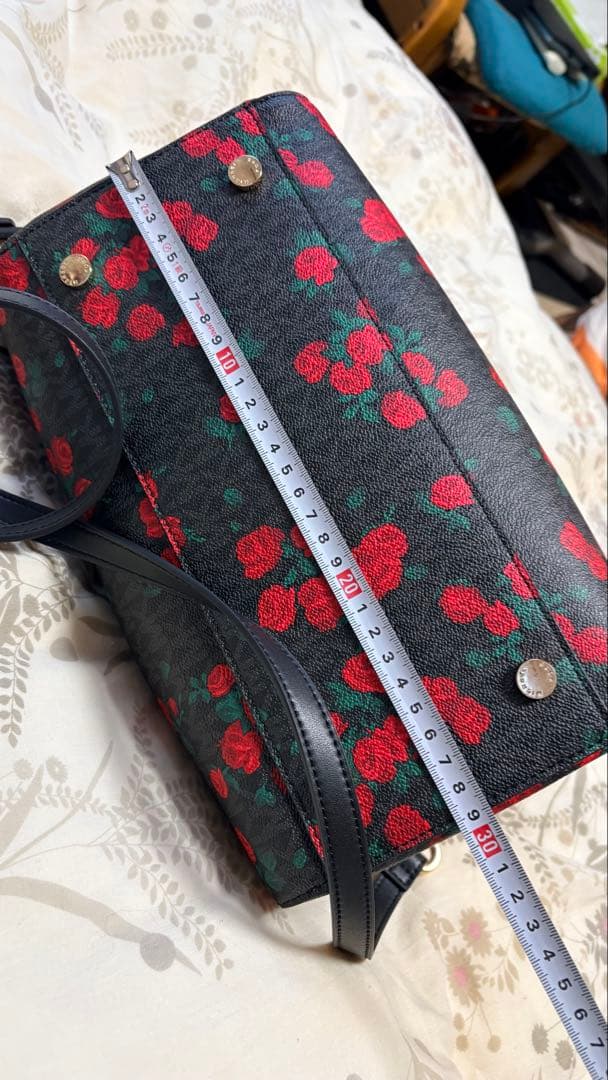 MICHAEL KORS ローズ柄 ボストンバッグ美品