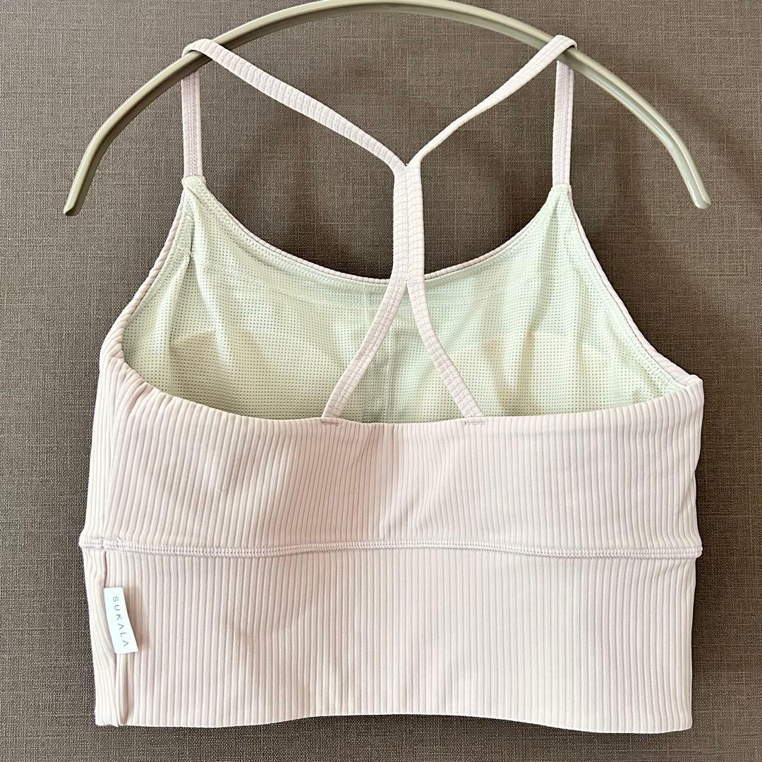 【SUKALA新品、未使用】ブラトップ　リブ素材