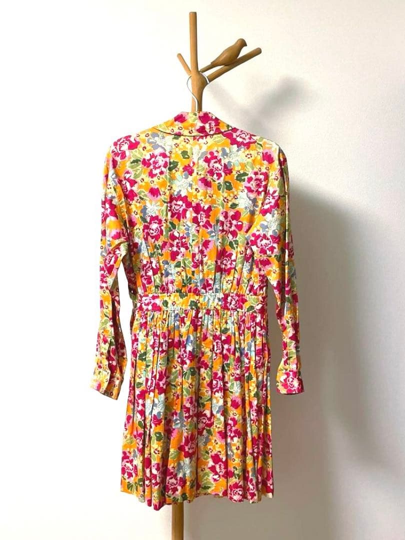 ケンゾー KENZO ヴィンテージvintage　ワンピース　オレンジ