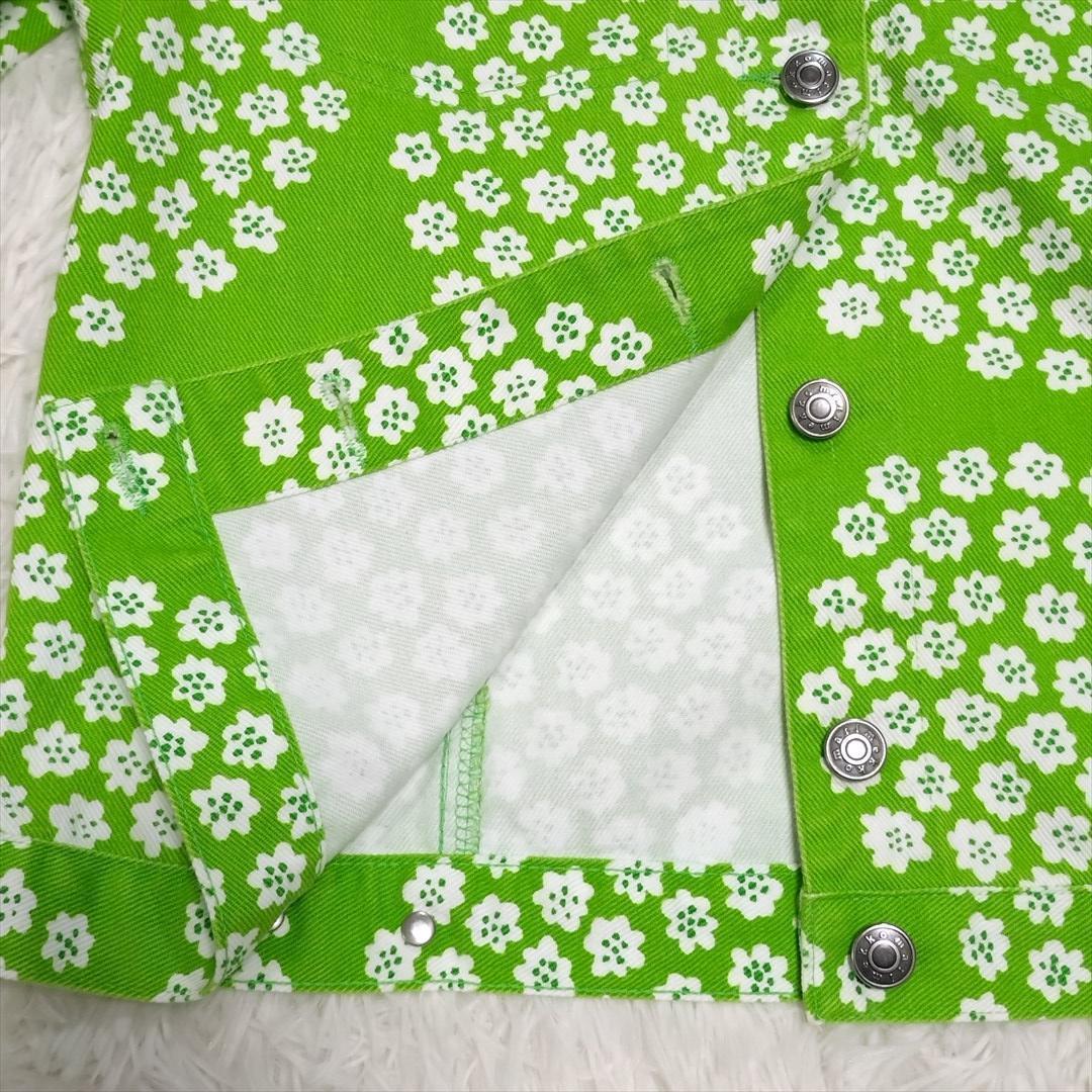 Marimekko puketti クロップドジャケット M グリーン 花柄22