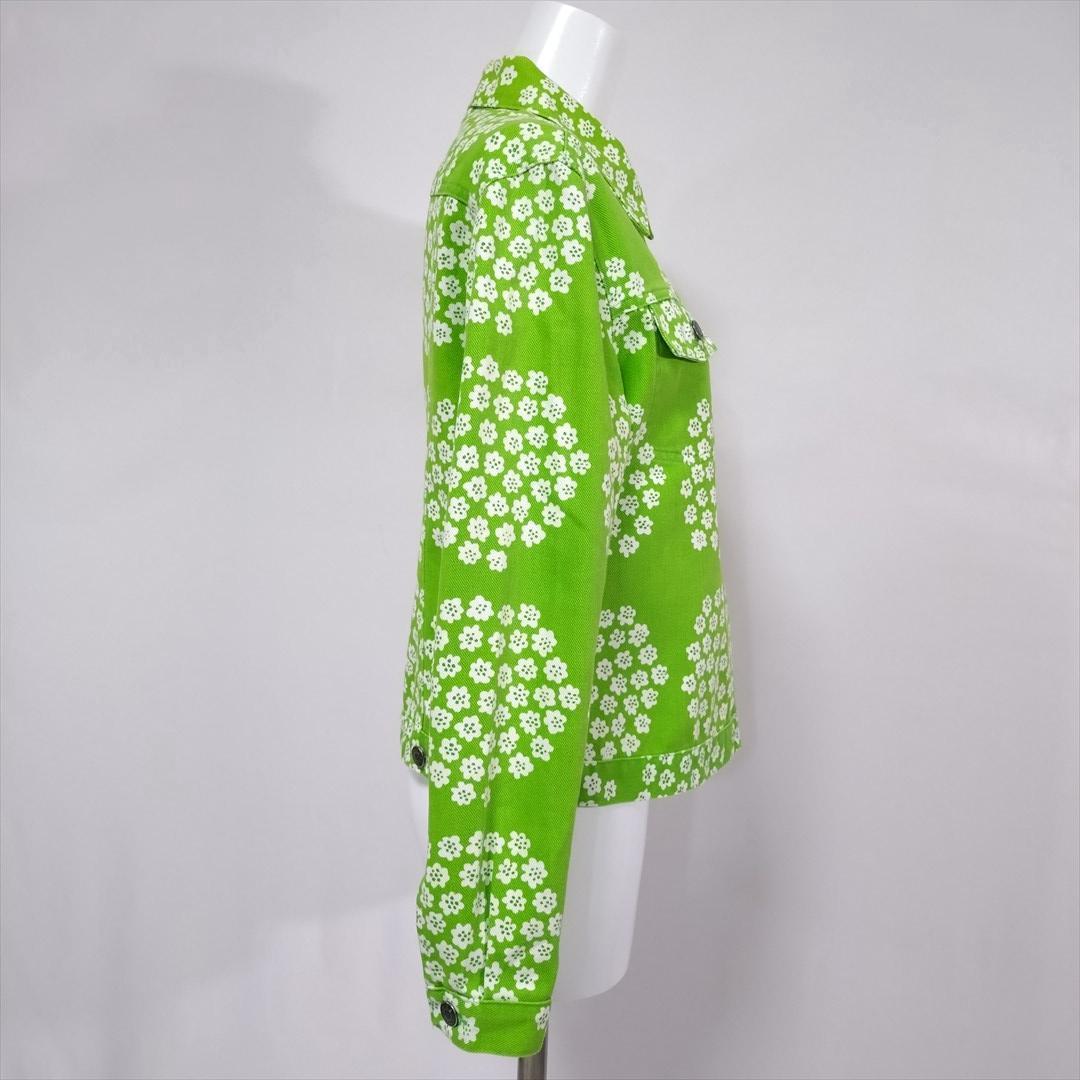 Marimekko puketti クロップドジャケット M グリーン 花柄22