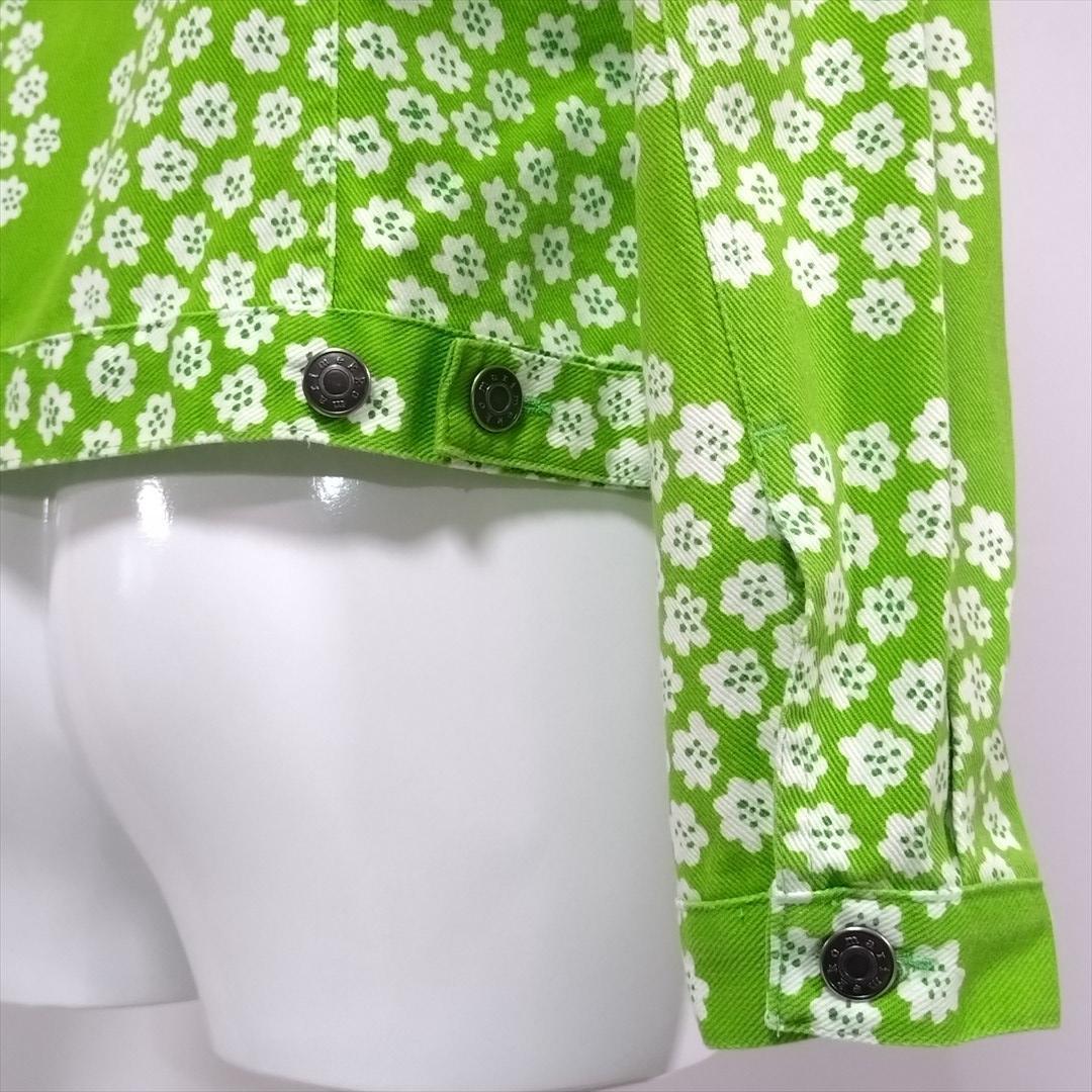 Marimekko puketti クロップドジャケット M グリーン 花柄22