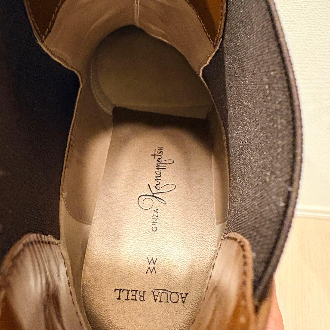ギンザかねまつ ショートブーツ25.5E AquaBell
