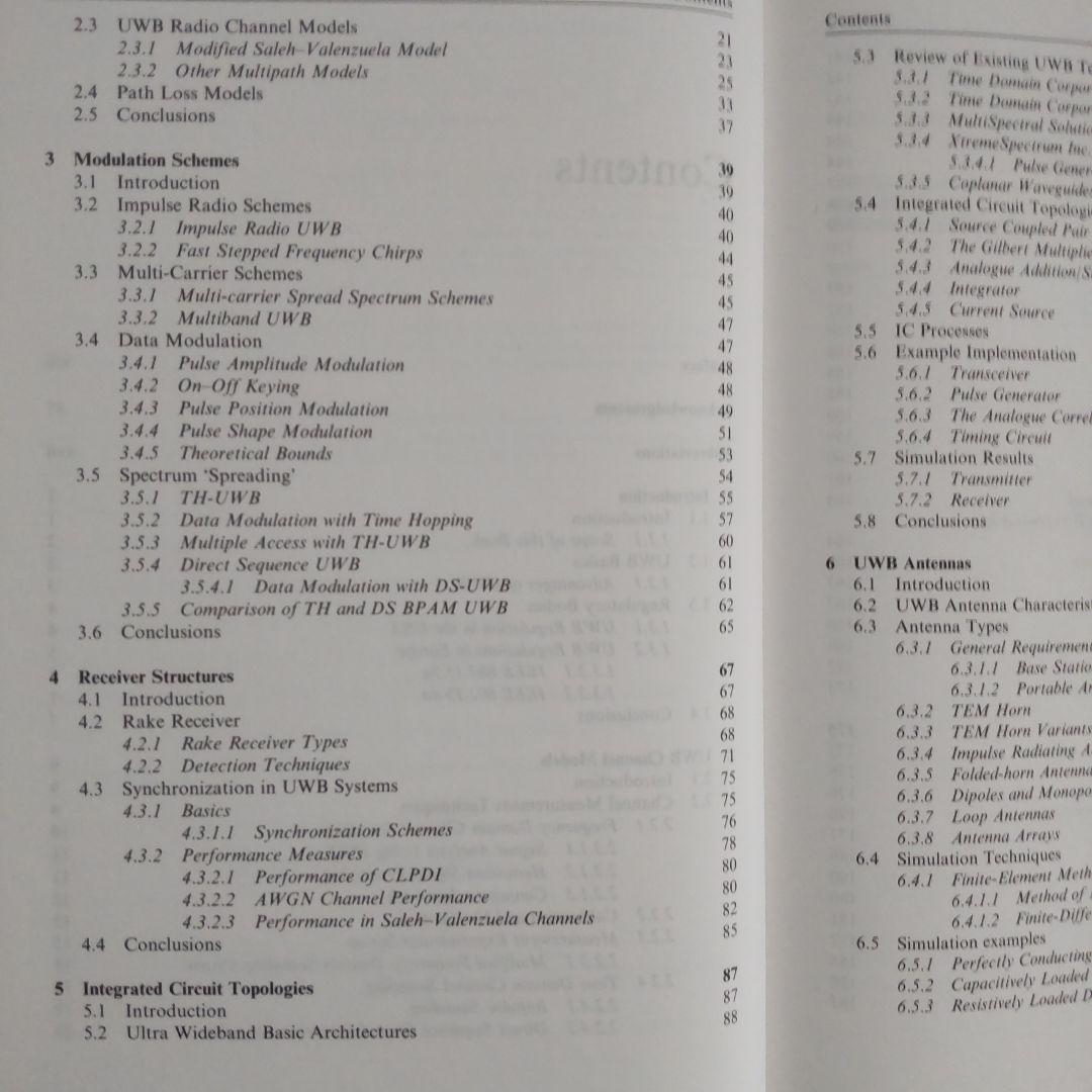 洋書 UWB Theory and Applications