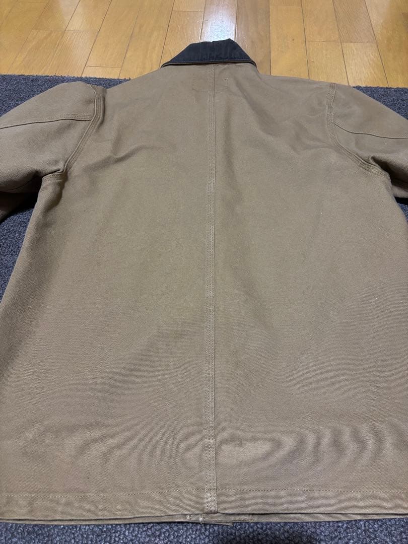 値下げCarhartt ブラウン カバーオール S