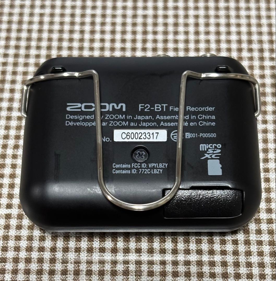 ZOOM（ズーム） F2-BT/Bフィールドレコーダー（ブラック）