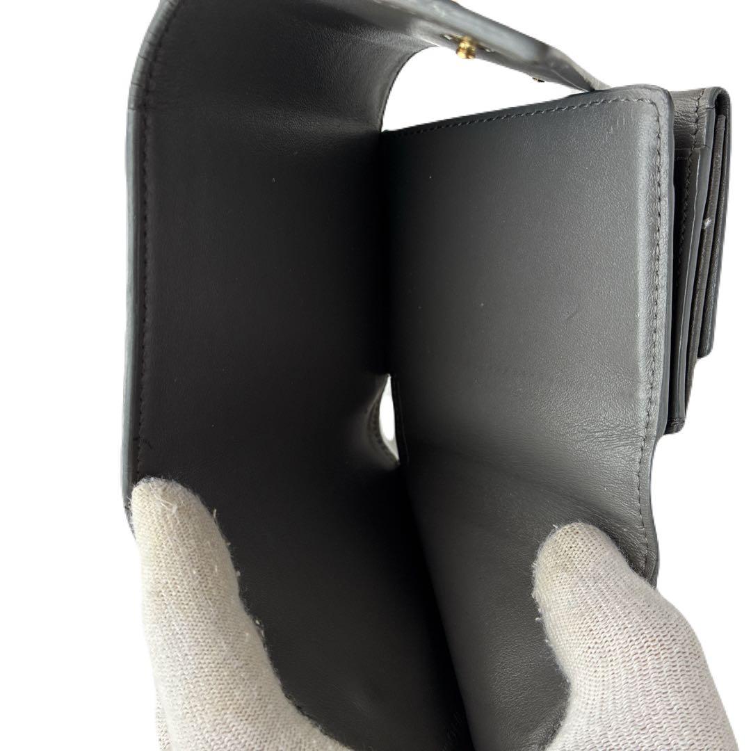 セリーヌ　CELINE 三つ折り財布　スモールトリフォルドウォレット　レザー