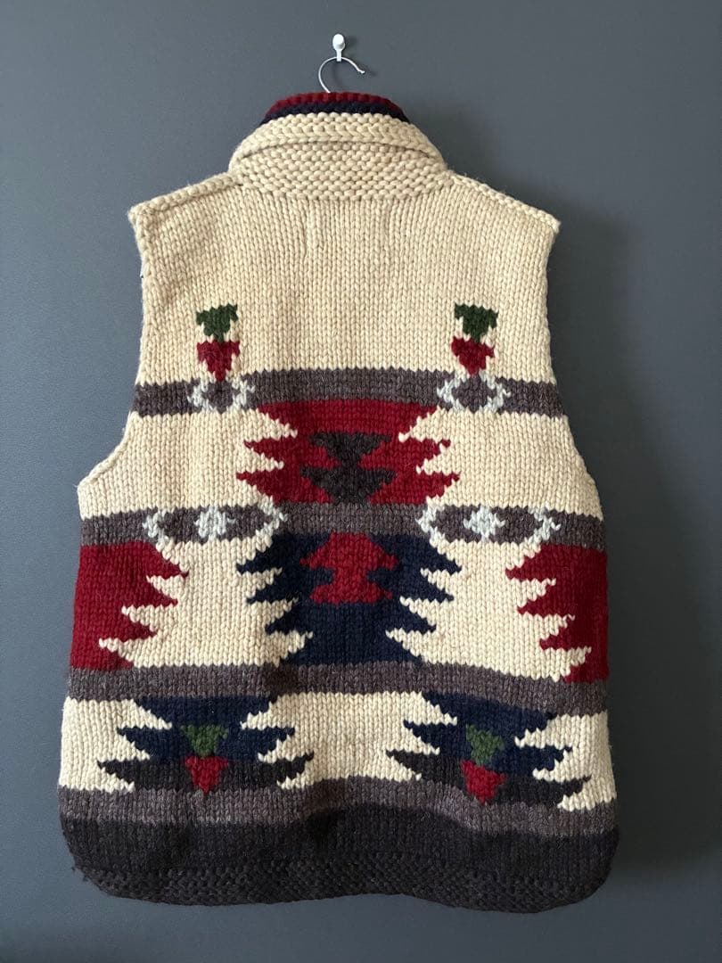 【美品】CANADIAN SWEATER 90s古着 カウチン ベスト