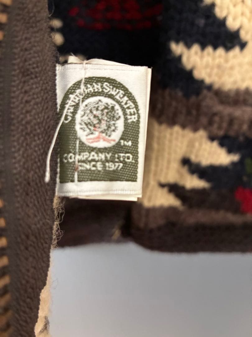【美品】CANADIAN SWEATER 90s古着 カウチン ベスト