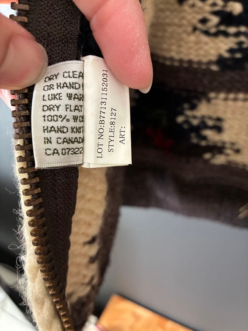 【美品】CANADIAN SWEATER 90s古着 カウチン ベスト