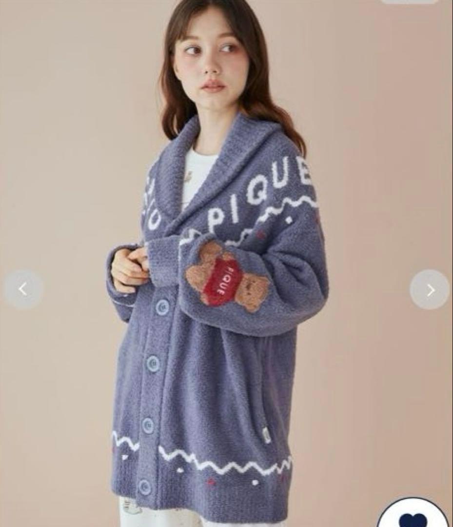 ジェラート ピケ❤️HOLIDAYUNISEX❤️ノルディックショールカーディガン❤️