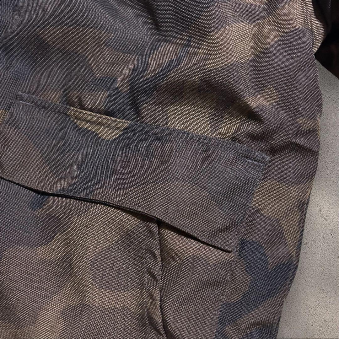【N94】Carhartt 中綿ジャケット 迷彩 XXLビッグサイズリブネック
