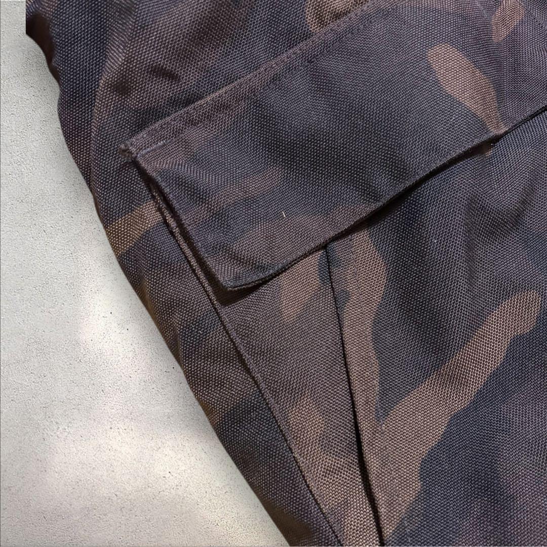 【N94】Carhartt 中綿ジャケット 迷彩 XXLビッグサイズリブネック