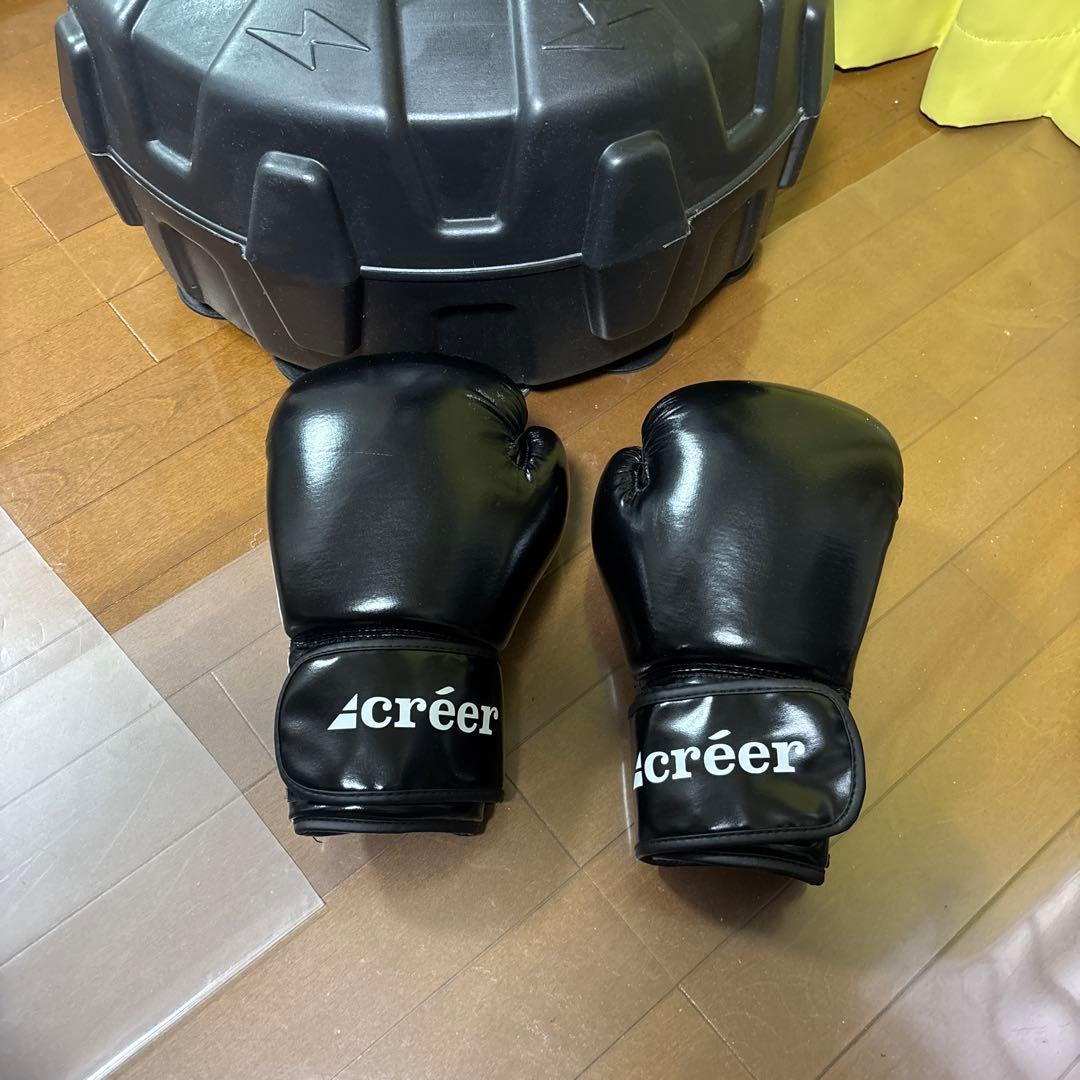【自立式サンドバッグ】créer ボクシング／格闘技 背筋・体幹トレーニング