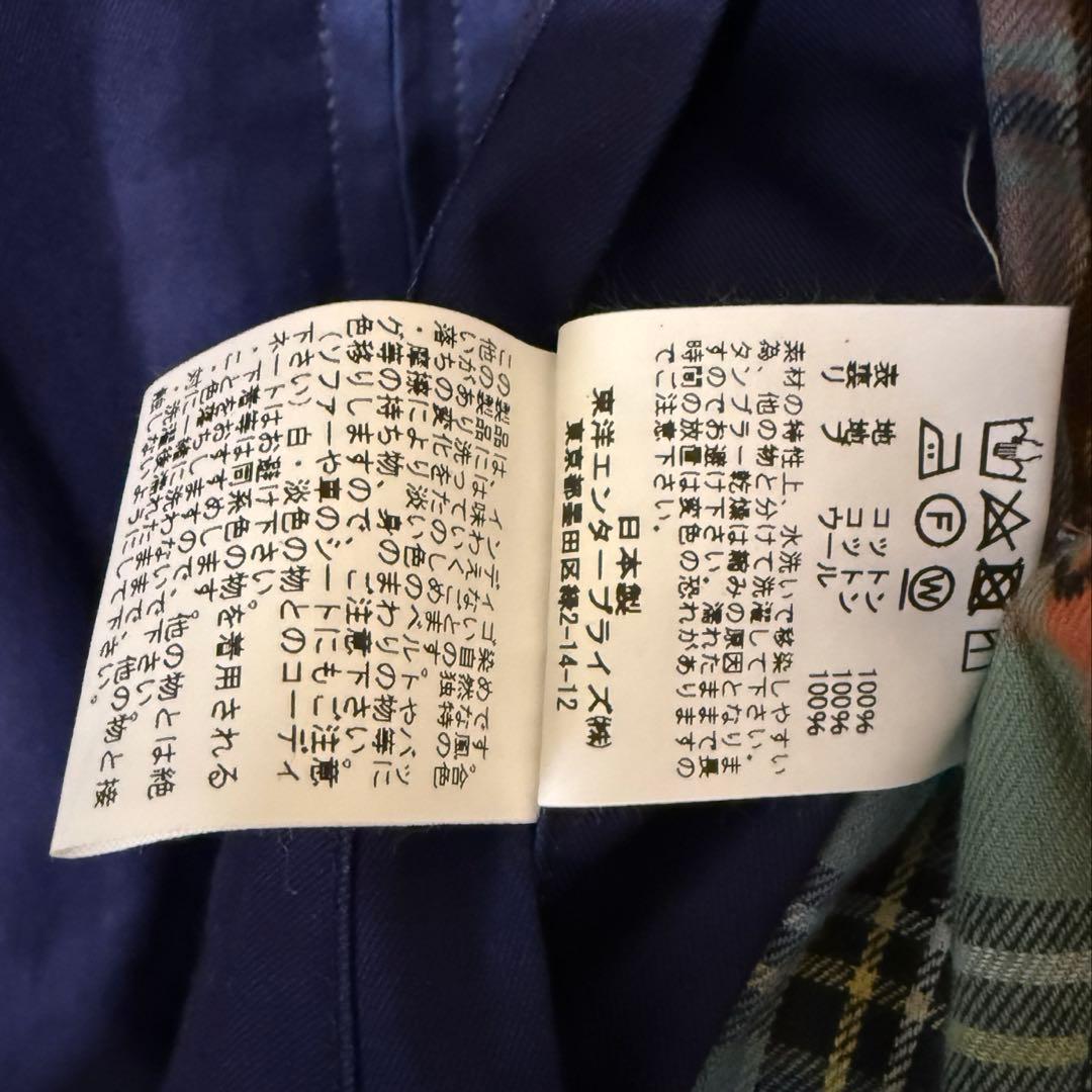 ジャケット・アウター MFSC SURPLUS COTTON INDIGO GABARDINE JKT