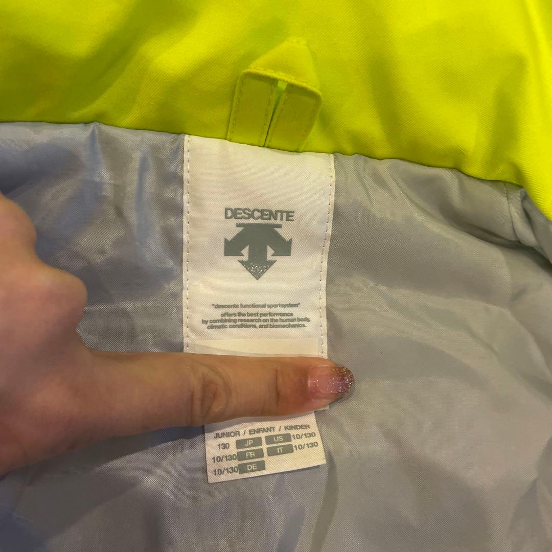 DESCENTE スキーウェア 130サイズ レッド