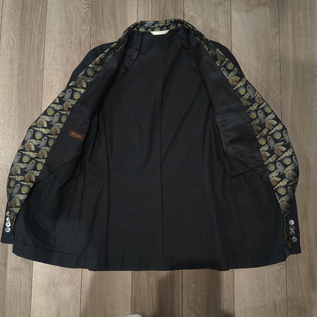 レ*ン様 Paul Smithコットンリネンテーラードジャケット シルク XLサ