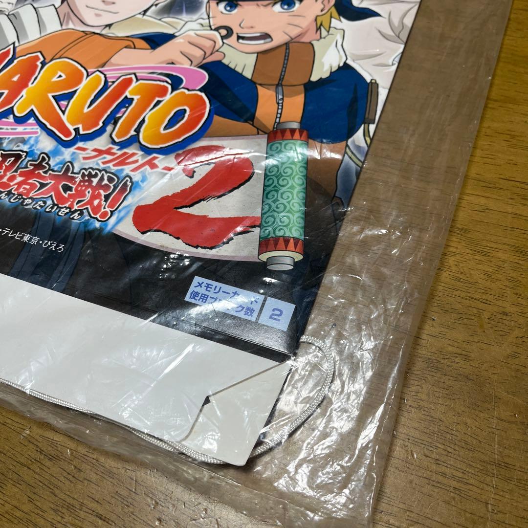 ニンテンドーゲームキューブ　NARUTO２ナルト　宣伝ポップ新品未開封　非売品