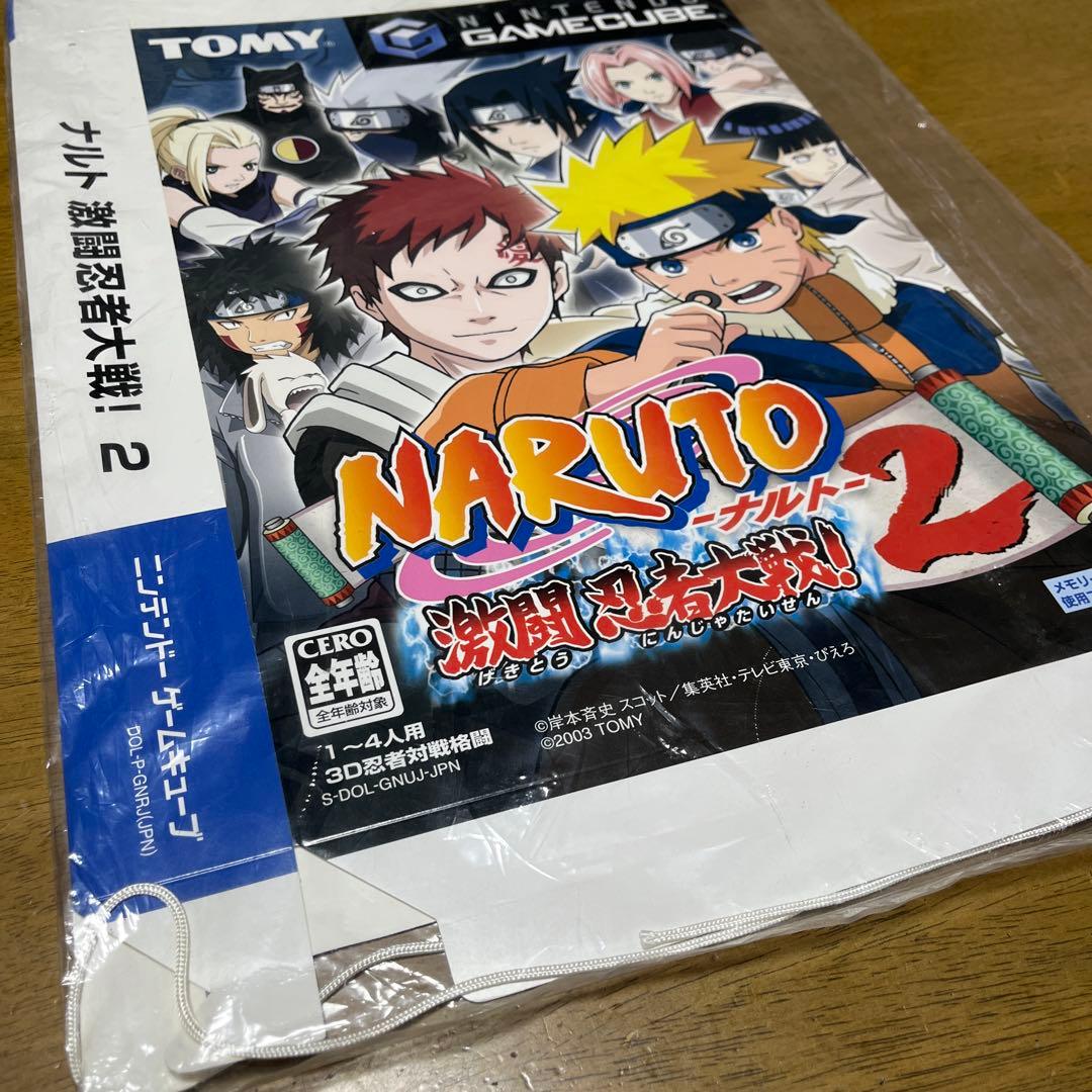 ニンテンドーゲームキューブ　NARUTO２ナルト　宣伝ポップ新品未開封　非売品