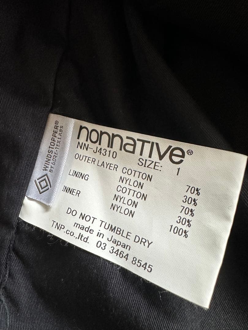 希少 nonnative TROOPER COAT 23AW