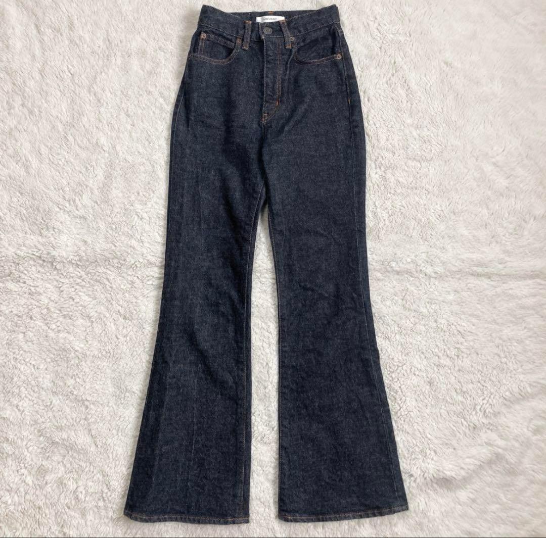 MOUSSY　MVS FLARE　フレアデニムパンツ　23インチ