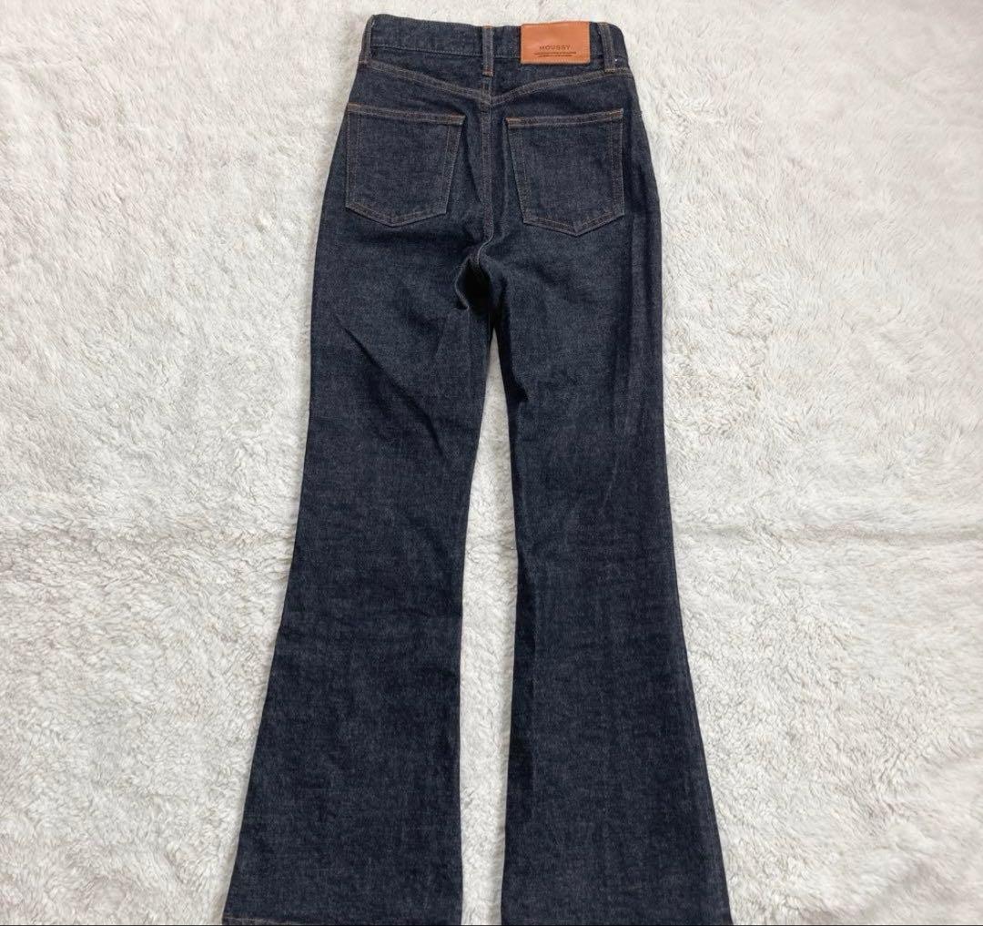 MOUSSY　MVS FLARE　フレアデニムパンツ　23インチ