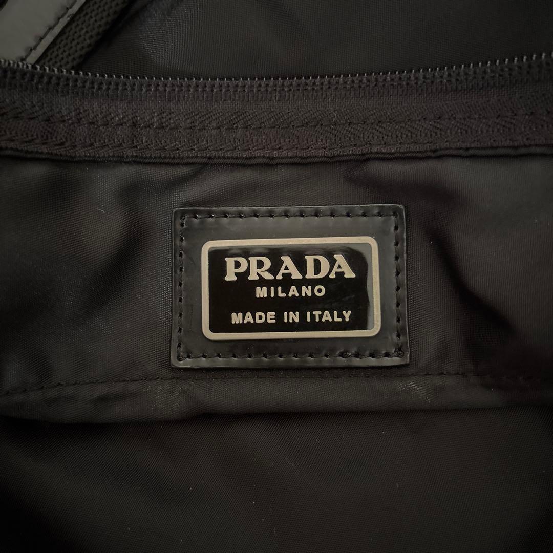 PRADA　プラダ　ボストンバッグ大　ブラック　保管袋付き