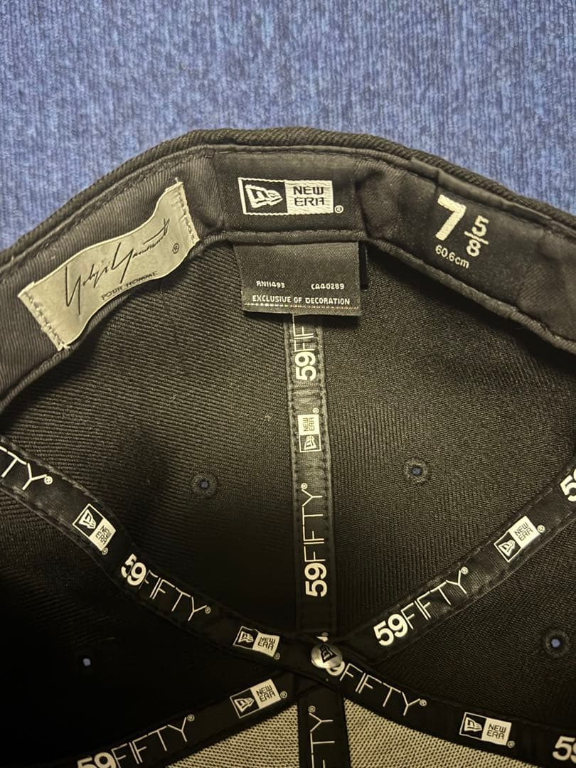 ヨウジヤマモト×NEW ERA 59FIFTY ベースボールキャップ