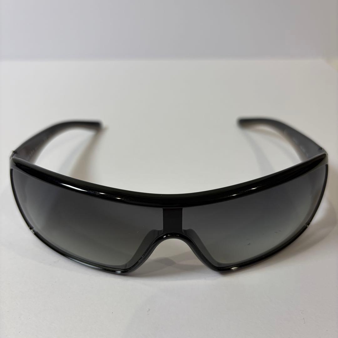 PRADA SPR 03H シールドシェイプ サングラス ブラック ケース付