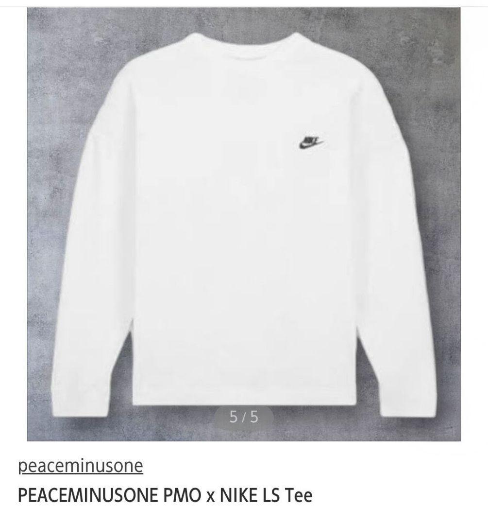 Nike ピースマイナスワン ホワイト 長袖Tシャツ デイジー柄【Mサイズ】