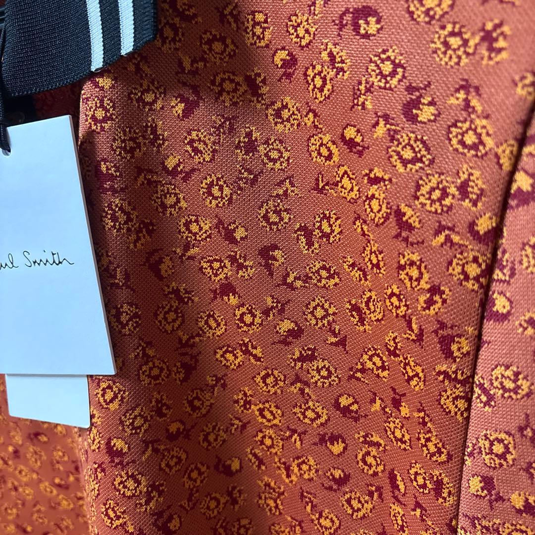タグ付き新品未使用★Paul Smith オレンジ柄ポロシャツ 半袖