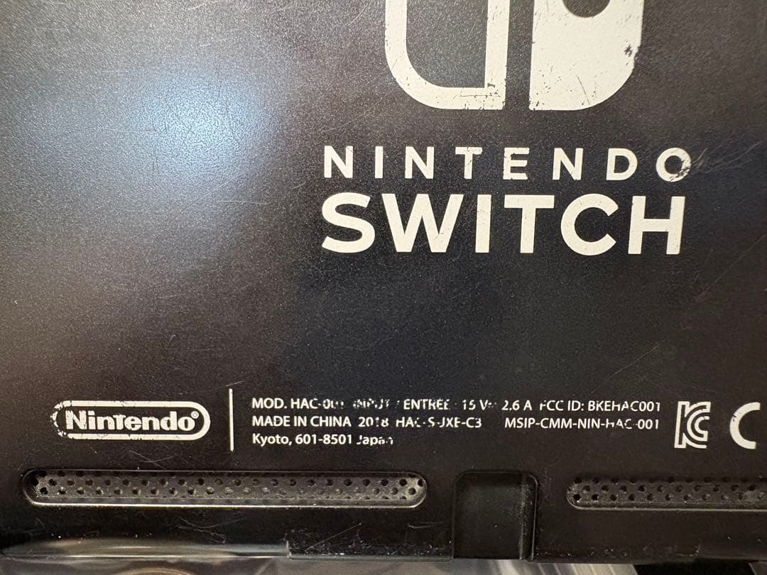 【ジャンク品】Nintendo switch HAC-001