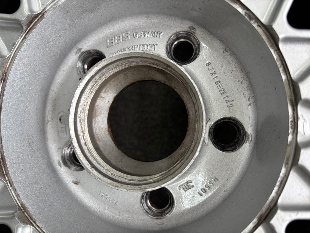 スーパーRS BBS RS 18インチ8J9J＋42 114.3-5 穴