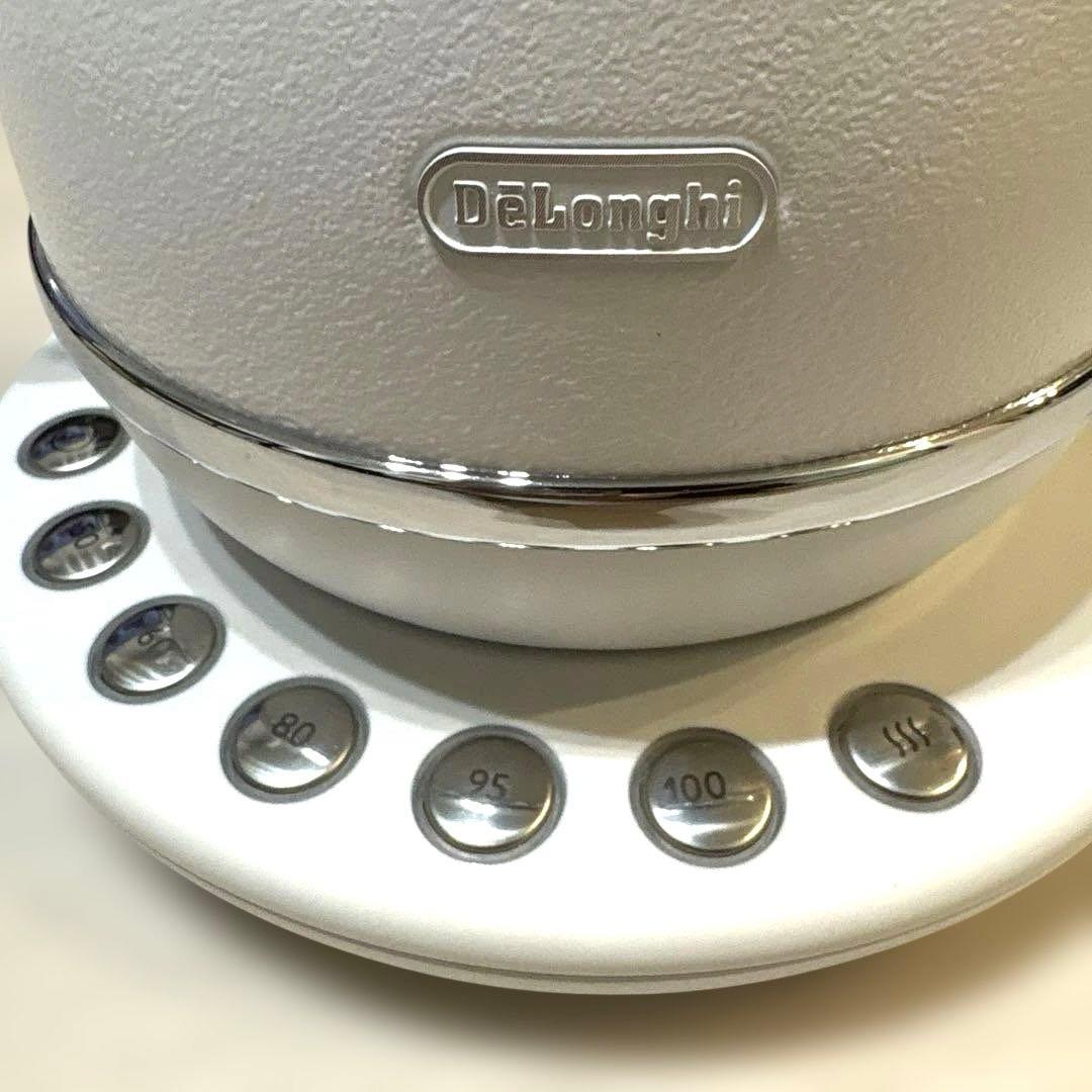 [未使用品]デロンギ 温度調節電気ケトル アイコナ1000ml白