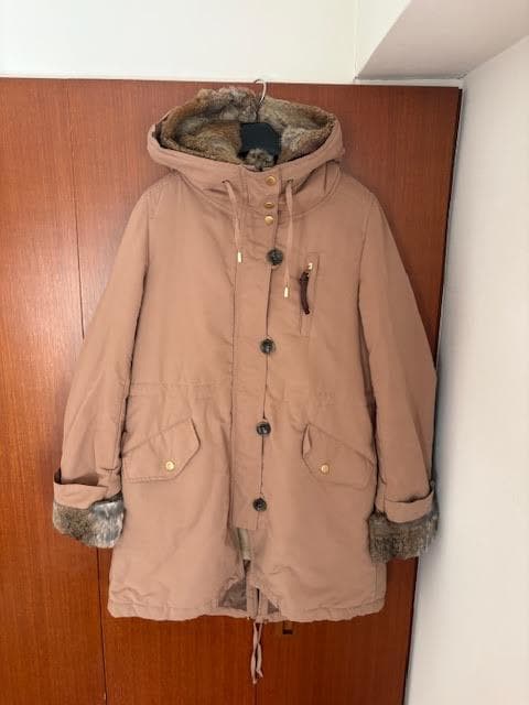 SHIPS ラビットファー モッズコート 定価3万8500円