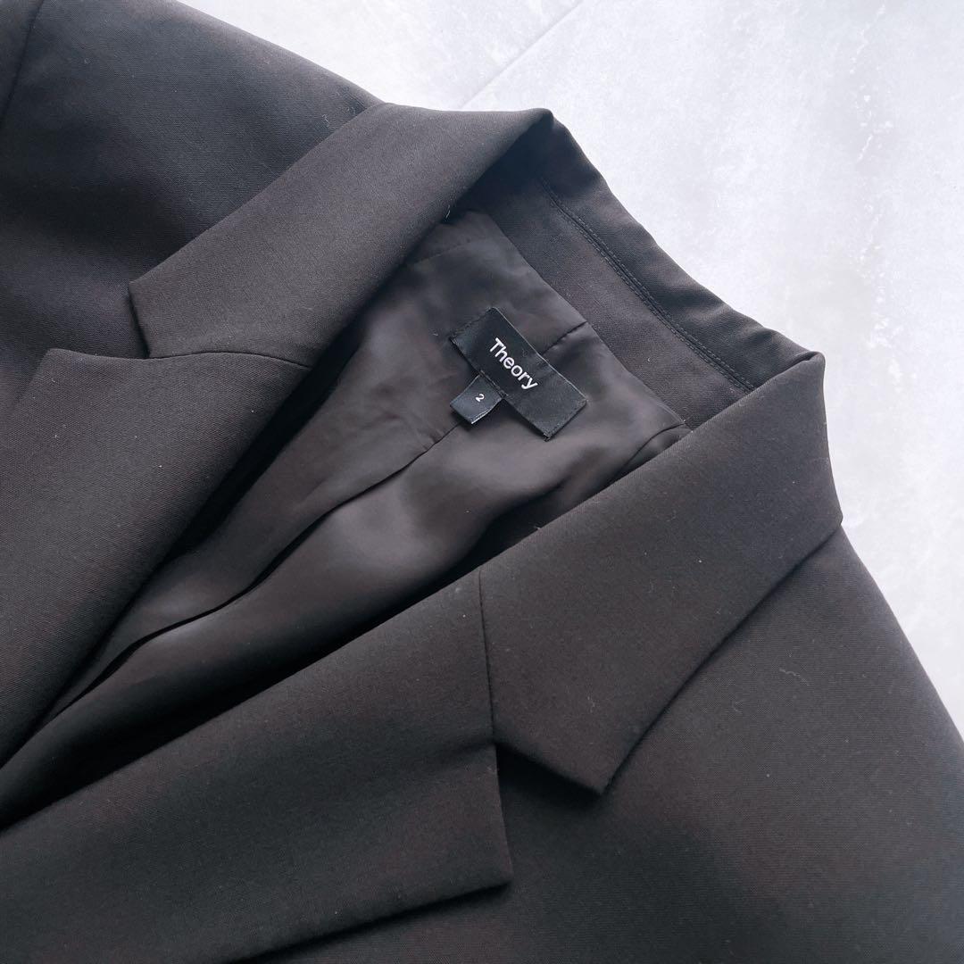 極美品✨25SS Theory オーバーサイズ ボーイフレンドジャケット