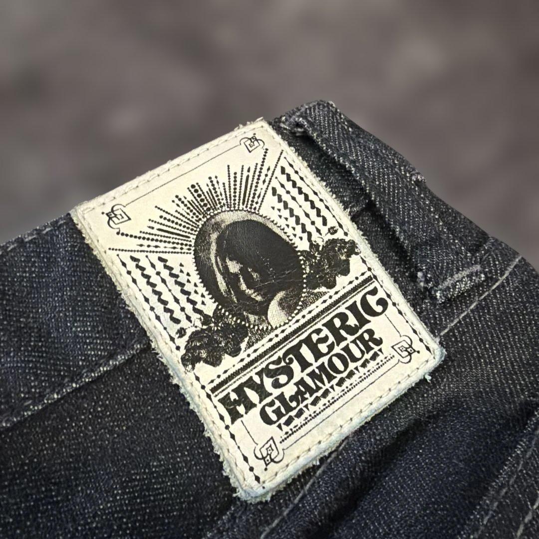 新品！HYSTERIC GLAMOUR スタッズ　ブラックデニム
